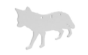 B/C AR500 3/8" SILHOUETTE COYOTE WHT