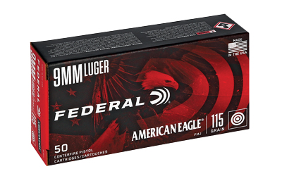 FED AM EAGLE 9MM 115GR FMJ 50/1000 FED AM EAGLE 9MM 115GR FMJ 50/1000