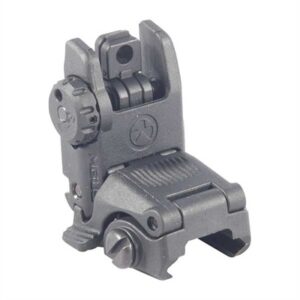 MBUS REAR SIGHT FLIP-UP POLYMER FOR AR-15 BLACK
