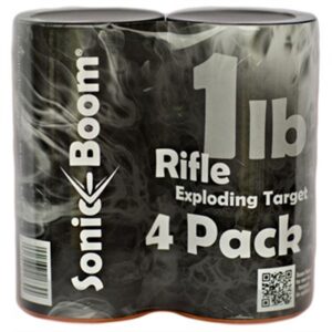 1 POUND EXPLODING RIFLE TARGET 4 PACK