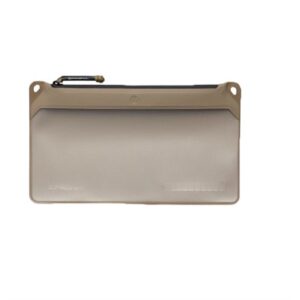 DAKA SMALL WINDOW POUCH FLAT DARK EARTH