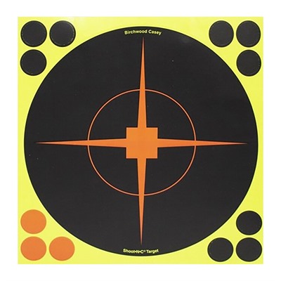 SHOOT-N-C 12'' BULLSEYE TARGET WITH RESEALABLE PACK 25PK