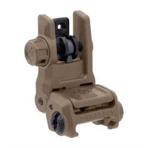 MBUS 3 REAR SIGHT FLIP-UP ADJUSTABLE POLYMER FDE