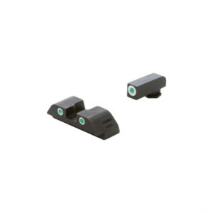 CLASSIC TRITIUM SIGHT SET FOR GLOCK 19 & 23 9MM/.40 G5 BLACK