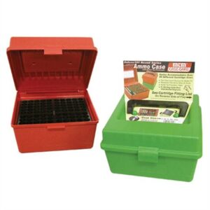 HANDLE CARRY RIFLE AMMO BOX 20 NOSLER-9X57 NORMA 100RD GRN