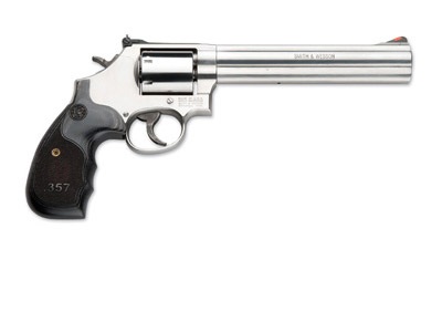 SMITH AND WESSON 357MAG SER 357M/38S 7" SS/LAM
