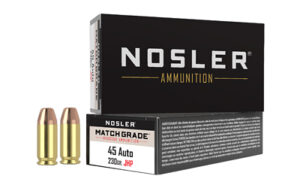 NOSLER ASP 45ACP 230GR JHP 50/500