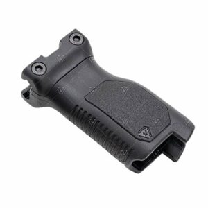 AR-15 ANGLED GRIP LONG W/CABLE MANAGEMENT FOR PIC RAIL BLK