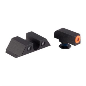 GLOCK 42/43 ORANGE FRONT & BLACK U-SHAPED NOTCH REAR