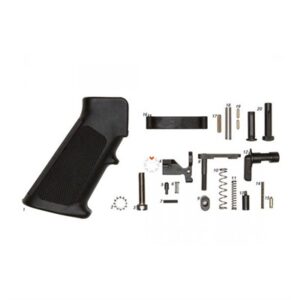 AR-15 MIL-SPEC LOWER PARTS KIT W/ GRIP, NO TRIGGER
