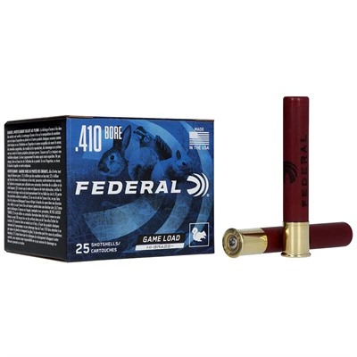 GAME LOAD UPLAND HI-BRASS 410 BORE 3'' 11/16OZ #6 SHOT 25/BOX GAME LOAD UPLAND HI-BRASS 410 BORE 3'' 11/16OZ #6 SHOT 25/BOX