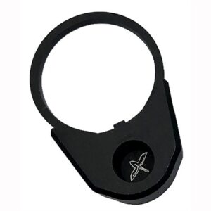 END PLATE W/ 3-QD SLING SWIVEL SOCKETS BLACK DLC