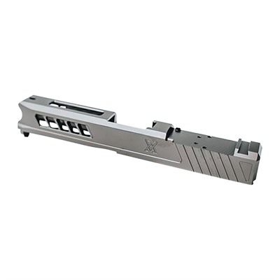 SLIDE WITH RMS CUT & COVER PLATE FOR GLOCK 43 STEALTH GREY