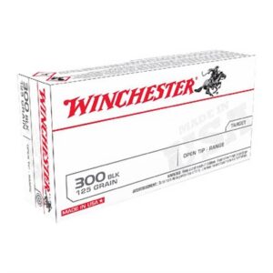 USA WHITE BOX 300 AAC BLACKOUT 125GR OPEN TIP 20/BOX